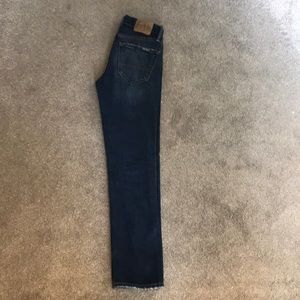 abercrombie boys blue jeans very good comditon